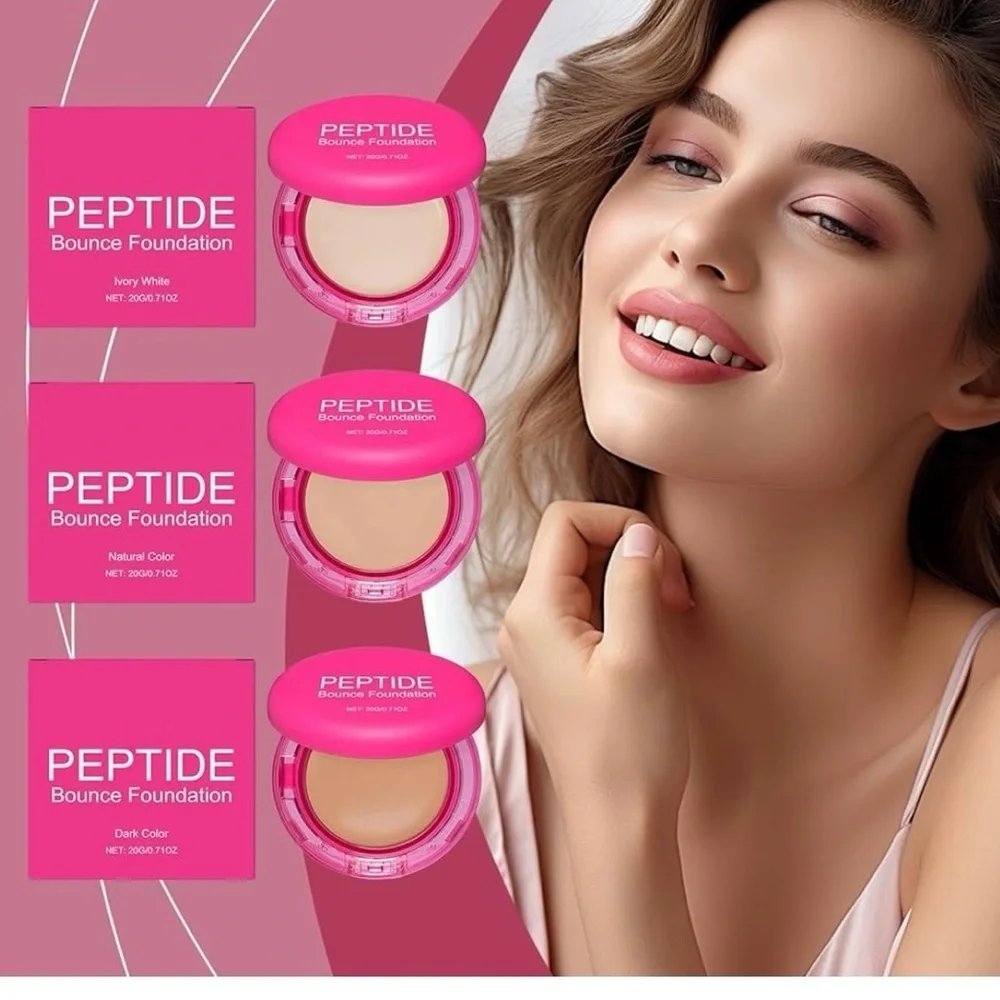 *Set of 2* Peptide Bounce Foundation #2 Natural Color